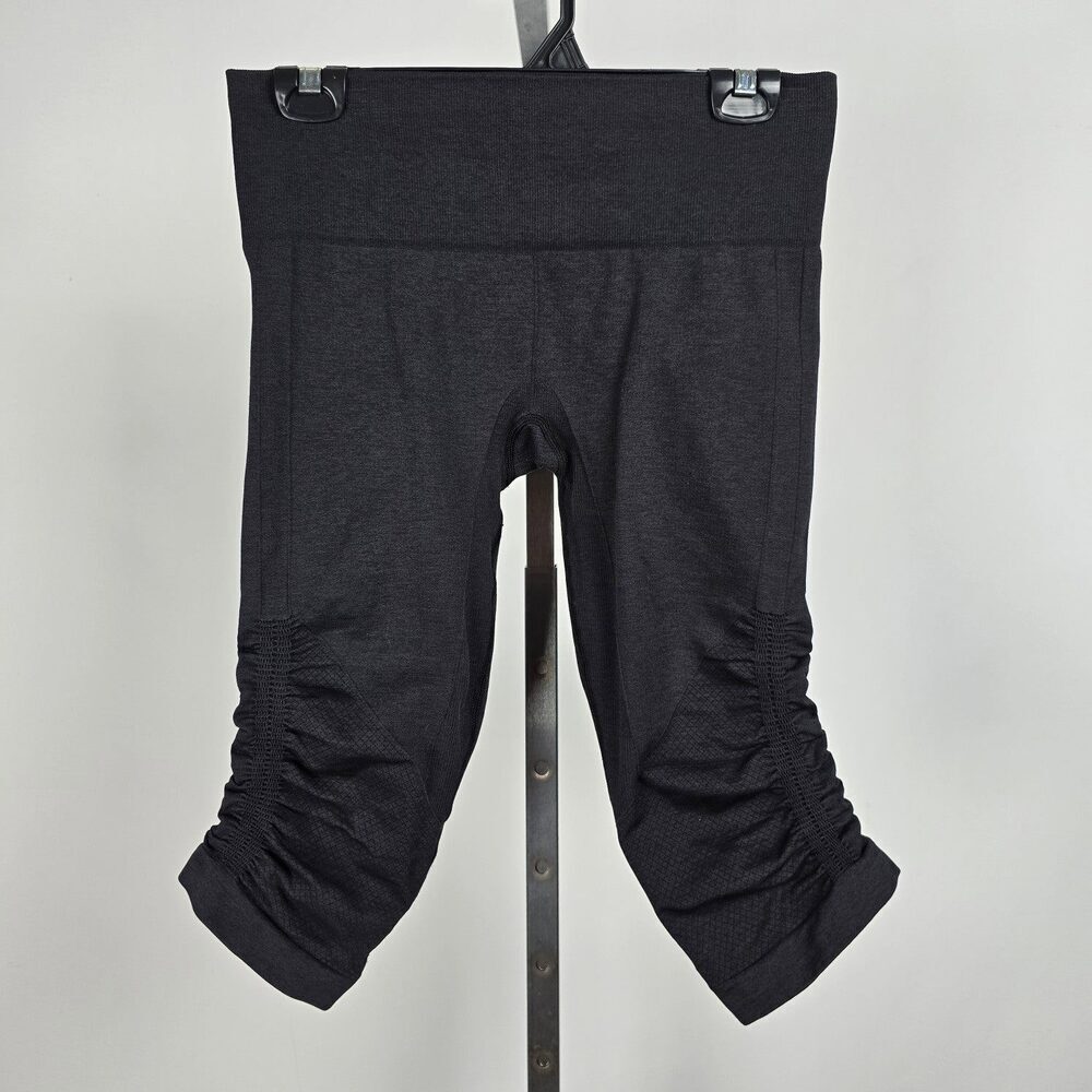 Lululemon In The Flow Crop II Deep Coal Leggings Size 4